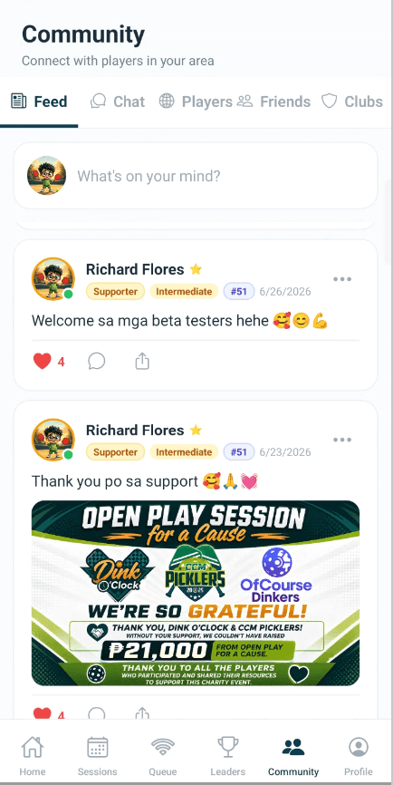 Connect with Players